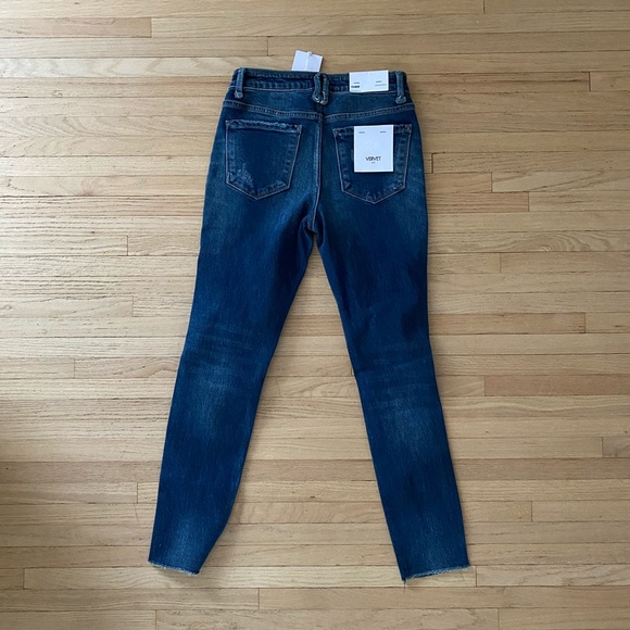 Vici Jeans | Nwt Vervet Button Fly Denim Jeans Skinny 26 | Poshmark